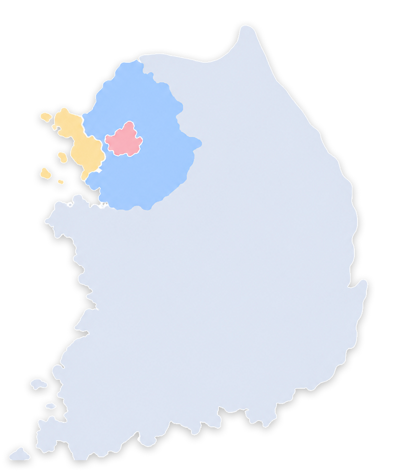 수도권 수거지역 지도